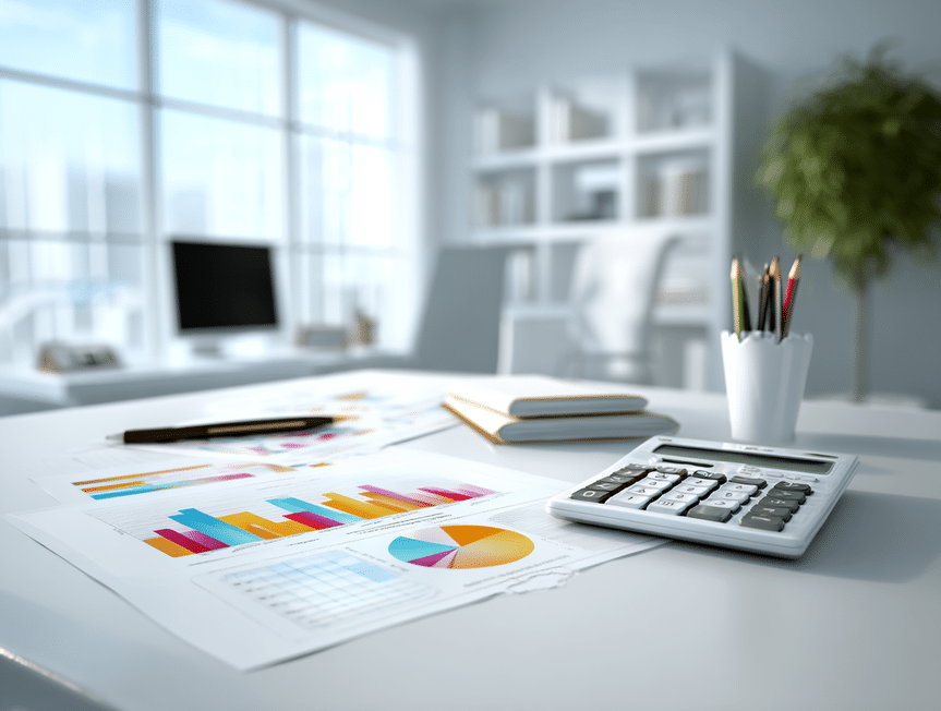 Reportes con gráficas y calculadora para medir KPIs y monitorear la efectividad del control interno