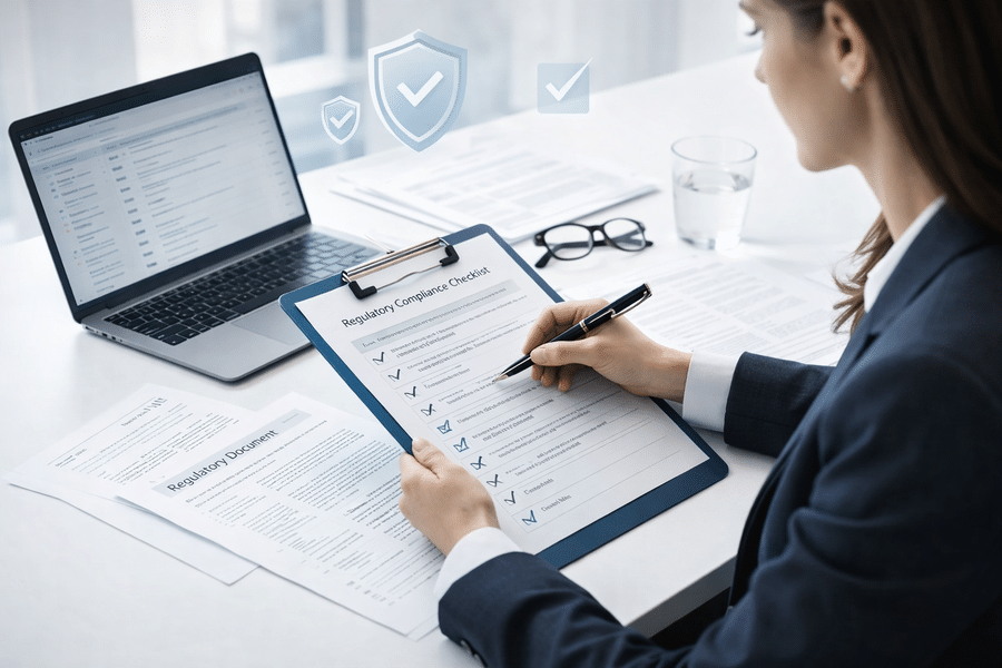 Revisión de cumplimiento normativo como parte de la gestión de riesgos