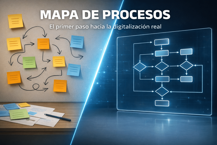 Mapeo de procesos empresariales como base para la digitalización y mejora operativa